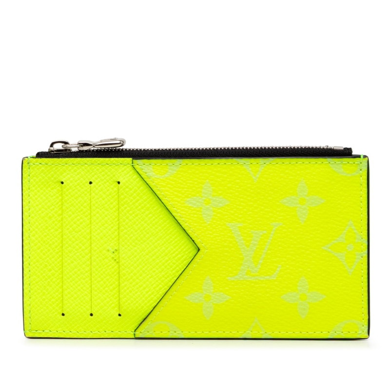 ルイ ヴィトン モノグラム フラグメントケース コインケース M30320 イエロー PVC タイガラマ メンズ LOUIS VUITTON 【中古】