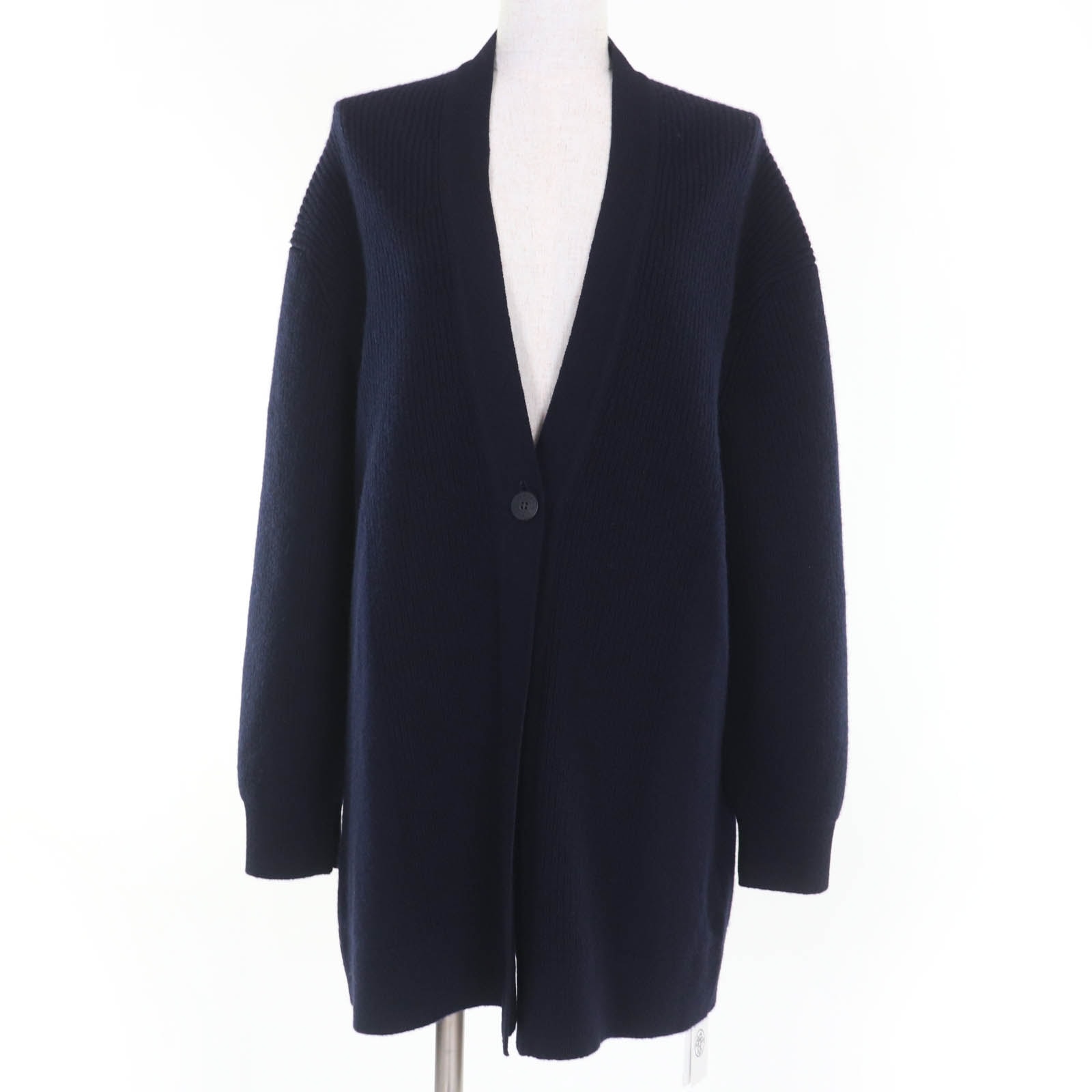 未使用品 エルメス カーディガン ネイビー レディース 38 2702D1