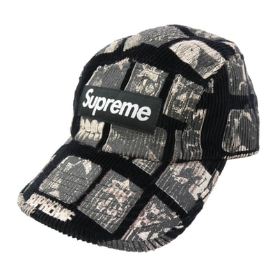 Supreme シュプリーム 帽子 24SS Weirdo Dave Corduroy Camp Cap ウィアードデイブ キャップ ブラック系 マルチカラー系【中古】