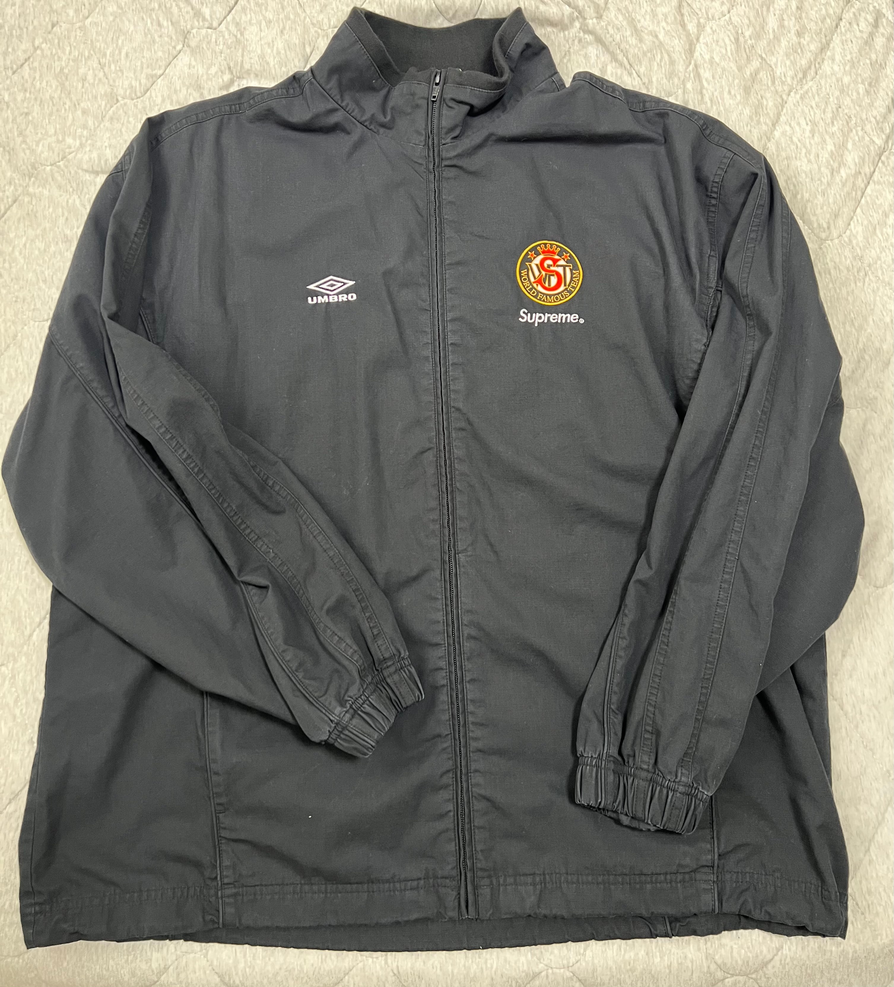 Supreme x Umbro Cotton Ripstop Track Jacket (26SS) "Black"