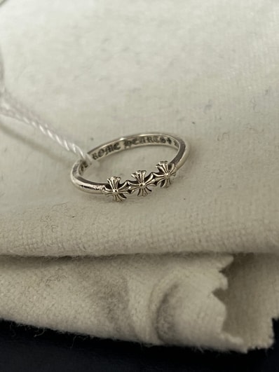 Chrome Hearts Bubblegum 3 CH Plus Ring "Silver"