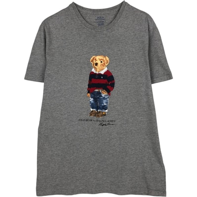 古着 ラルフローレン Ralph Lauren POLO RALPH LAUREN ポロベア 半袖 プリントTシャツ メンズS相当/eaa661658