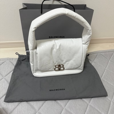 BALENCIAGA Monaco medium Sling Bag "White"