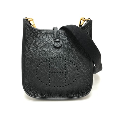 エルメス HERMES エブリンTPM アマゾーヌ H069426CK カバン 斜め掛け ポシェット ミニバッグ ショルダーバッグ トリヨンクレマンス B刻 ブラック 未使用