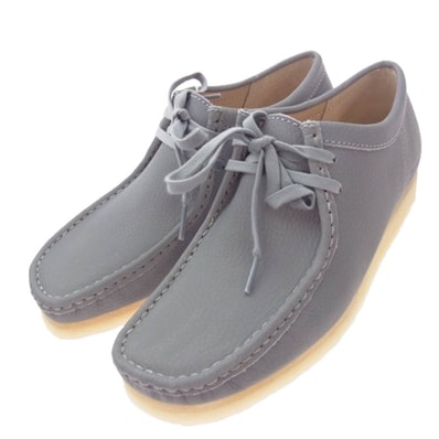 Supreme シュプリーム スニーカー 25SS × Clarks クラークス Reflective Wallabee Silver リフレクティブ ワラビー シルバー シューズ グレー系 US8 /25.5cm【新古品】【未使用】【中古】