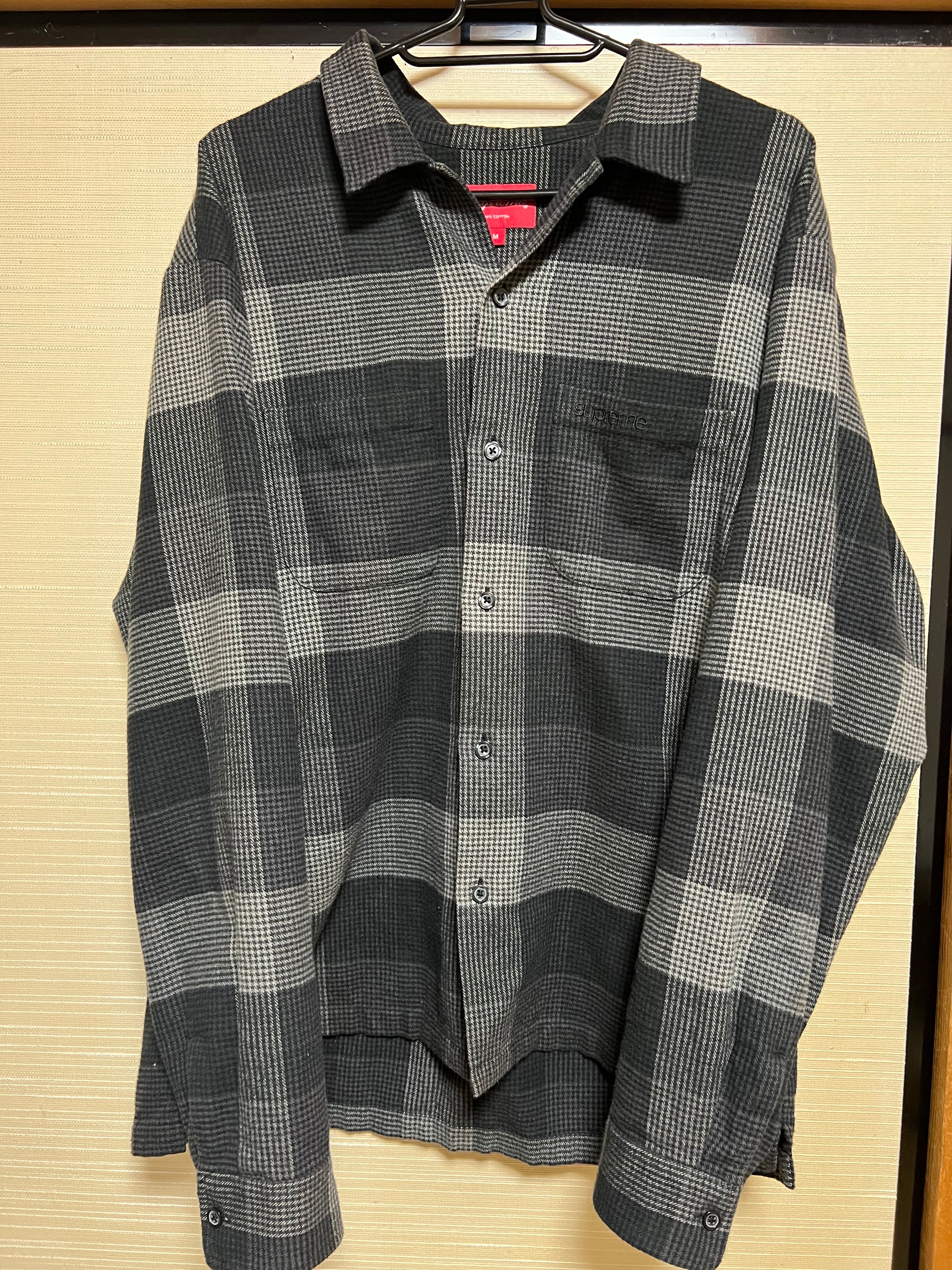 Supreme Plaid Flannel Shirt "Black" (21FW)