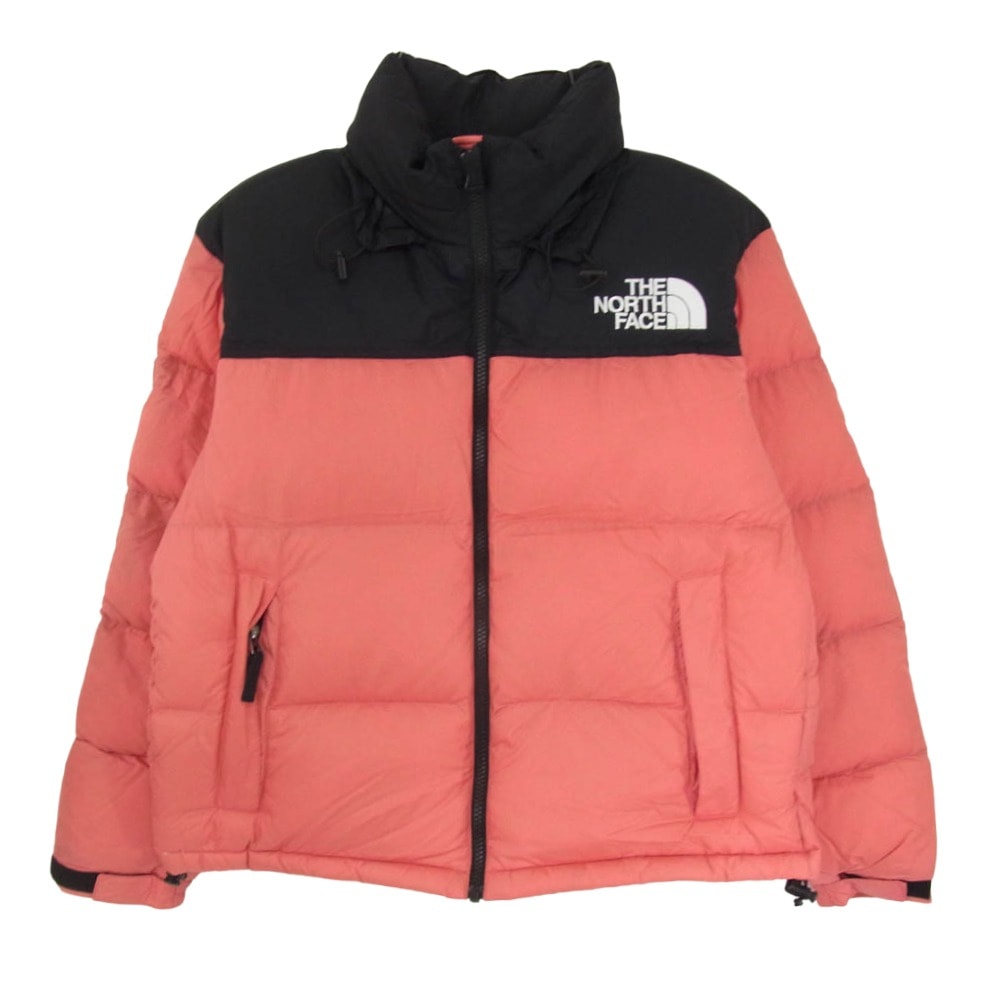 THE NORTH FACE ノースフェイス ダウンジャケット NDW91952 Short NUPTSE JACKET ショート ヌプシ ダウン ジャケット レッド系 M【中古】