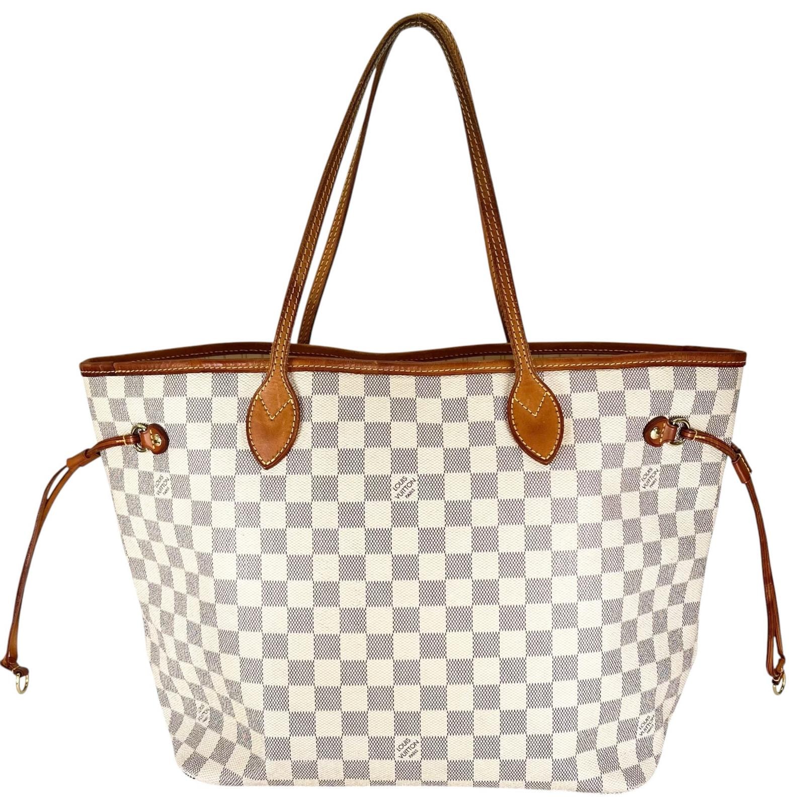 LOUIS VUITTON ルイ・ヴィトン ネヴァーフル N51107 トートバッグ ダミエキャンバス ベージュ レディース【中古】