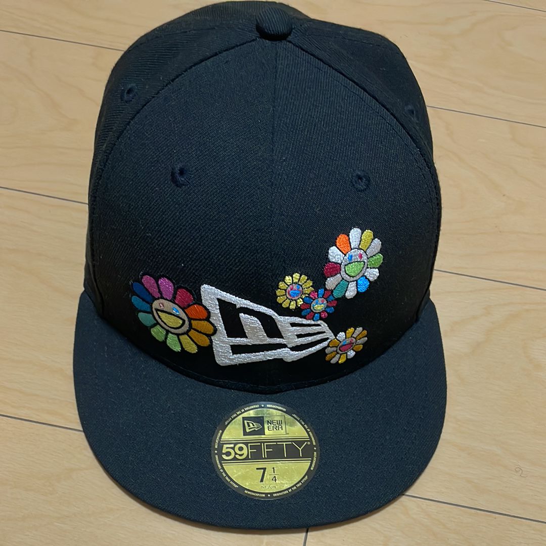 NEW ERA TAKASHI MURAKAMI 59FIFTY FLAG BLACK "Black"