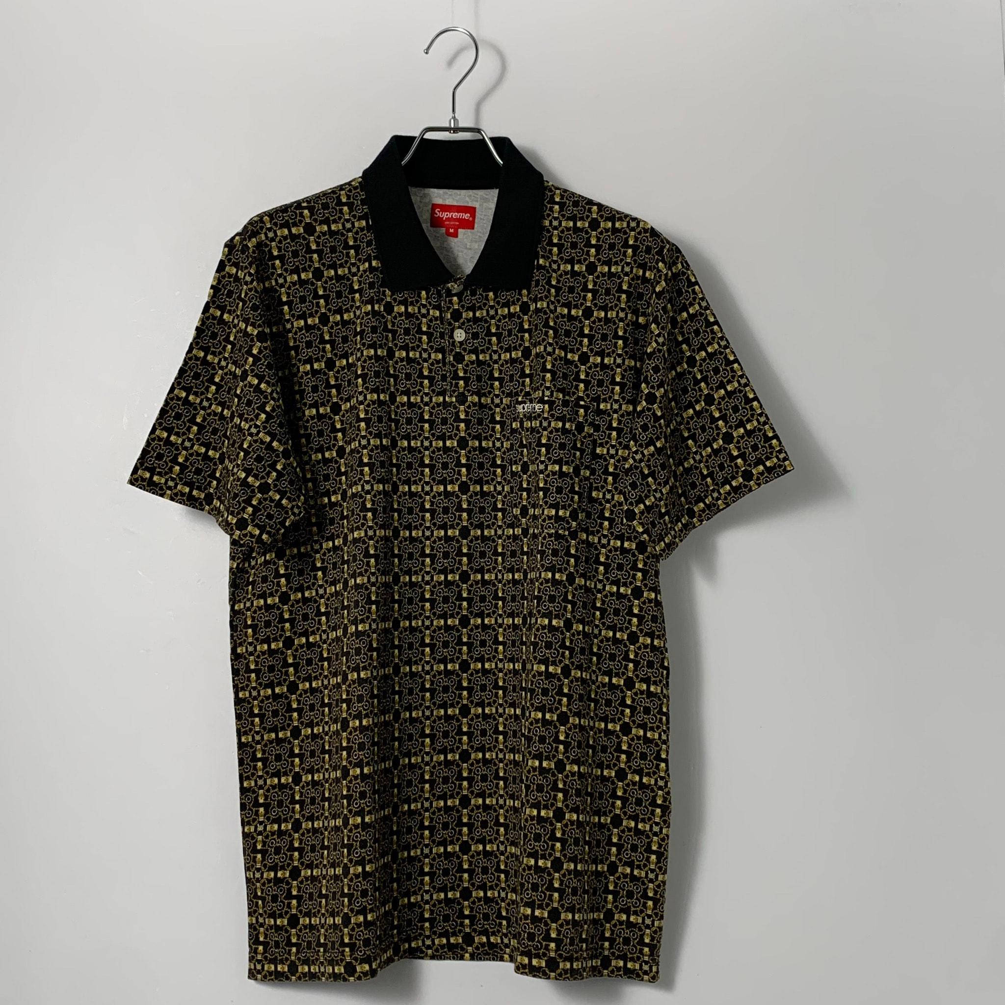 Supreme Bridle Print Polo Black