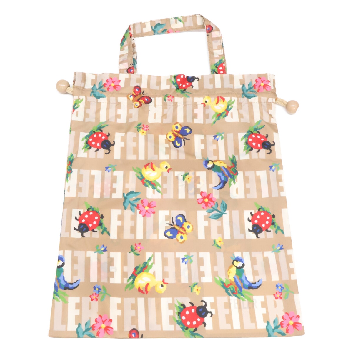 フェイラー 【美品】EFHP-241339 フェイラーアンドハイジ ナイロン 巾着バッグ