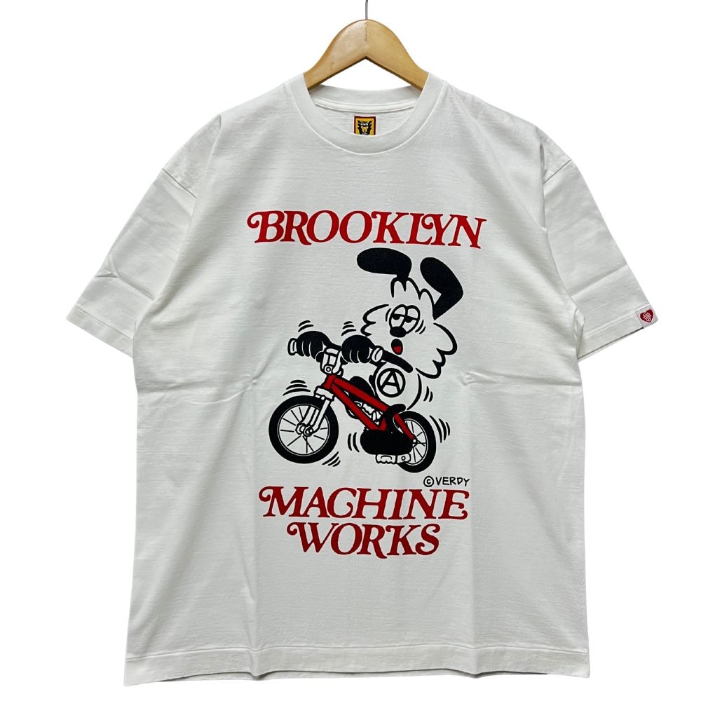 HUMAN MADE ヒューマンメイド × VERDY ヴェルディ プリント Tシャツ ホワイト サイズXL 正規品 / 54248