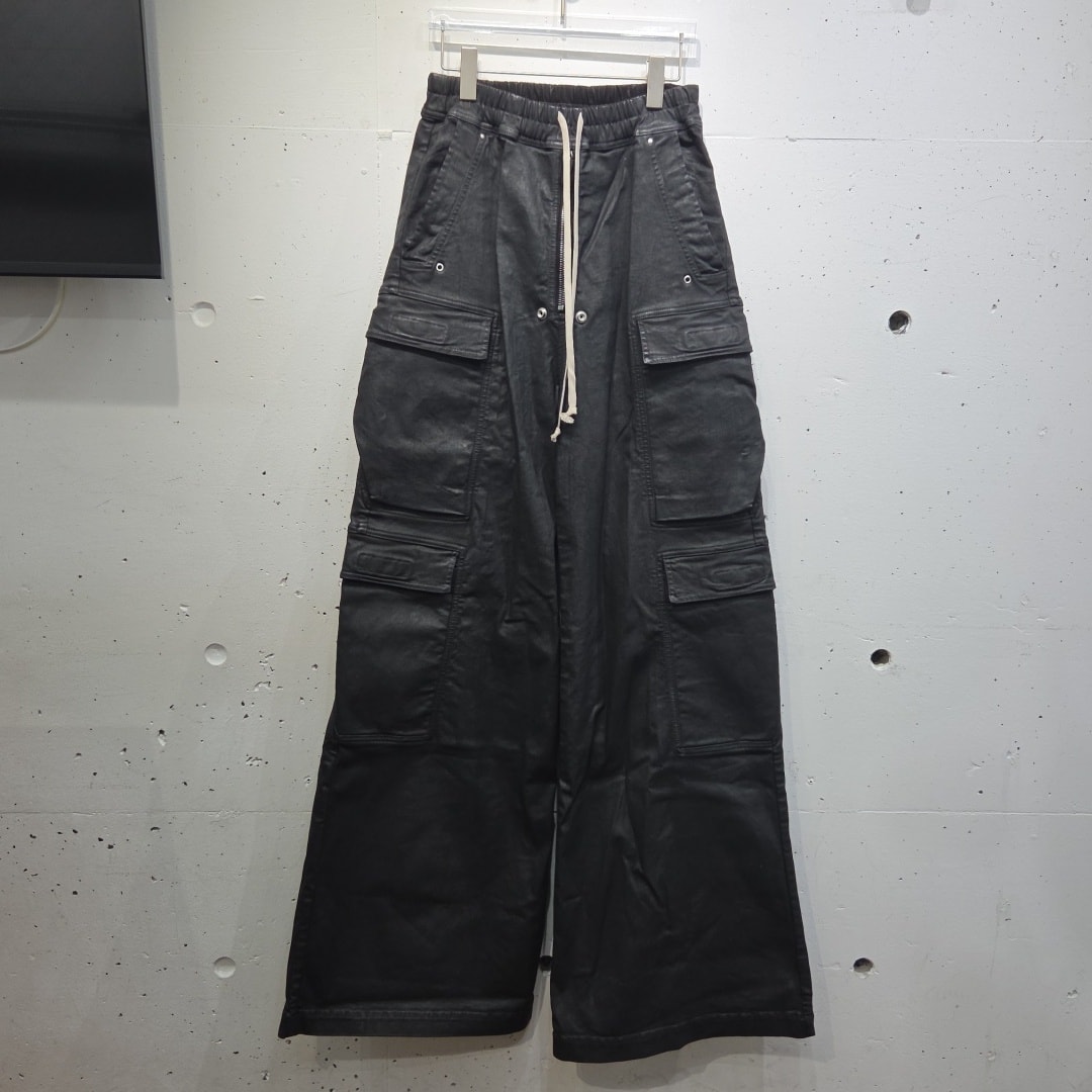 Rick Owens DRKSHDW Double Cargo Jumbo Belas "Black Wax"