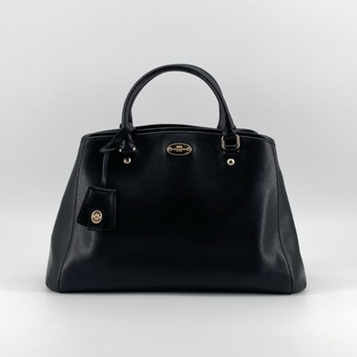 COACH(コーチ) マーゴットキャリーオール レザー F34607 ハンドバッグ ブラック