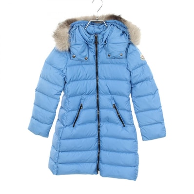 モンクレール MONCLER ABELLE キッズ ダウンジャケット 衣料品 アウター ナイロン レディース ブルー系 【中古】
