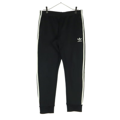 adidas アディダス トレフォイルロゴ スウェットパンツ L ブラック