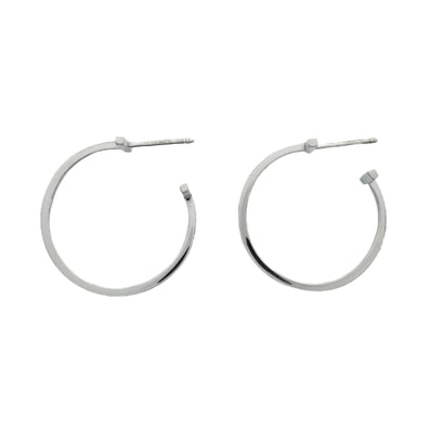 ★SALE【6jhb0161】ティファニー ピアス Tワイヤー ミディアム K18WG ホワイトゴールド【中古】レディース