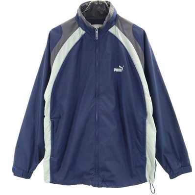PUMA プーマ トレーニング ウインドブレーカー L ネイビー