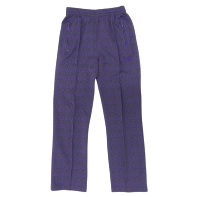 NEEDLES Track Pant Poly Jacquard Diamond "Purple"