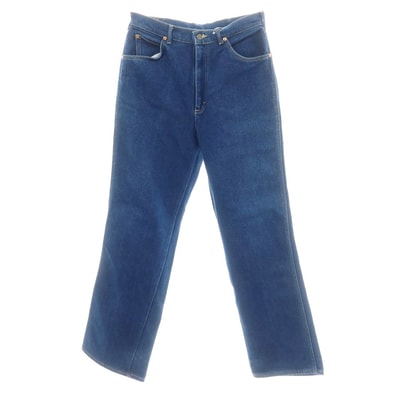 【中古】リー Lee 80's 307 コットンポリエステル デニムパンツ ジーンズ ブルー【サイズ32】【メンズ】