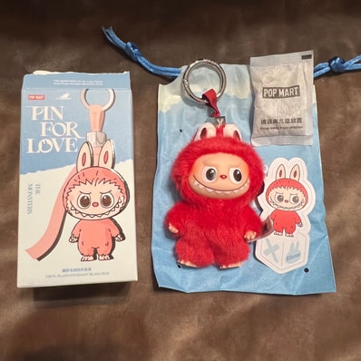 POP MART THE MONSTERS (LABUBU) Pin for Love Series-Vinyl Plush Pendant (N-Z) X