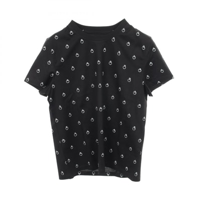 エルメス HERMES Anno Finesse アノーフィネス 半袖Tシャツ 衣料品 トップス コットン レディース ブラック系 【中古】