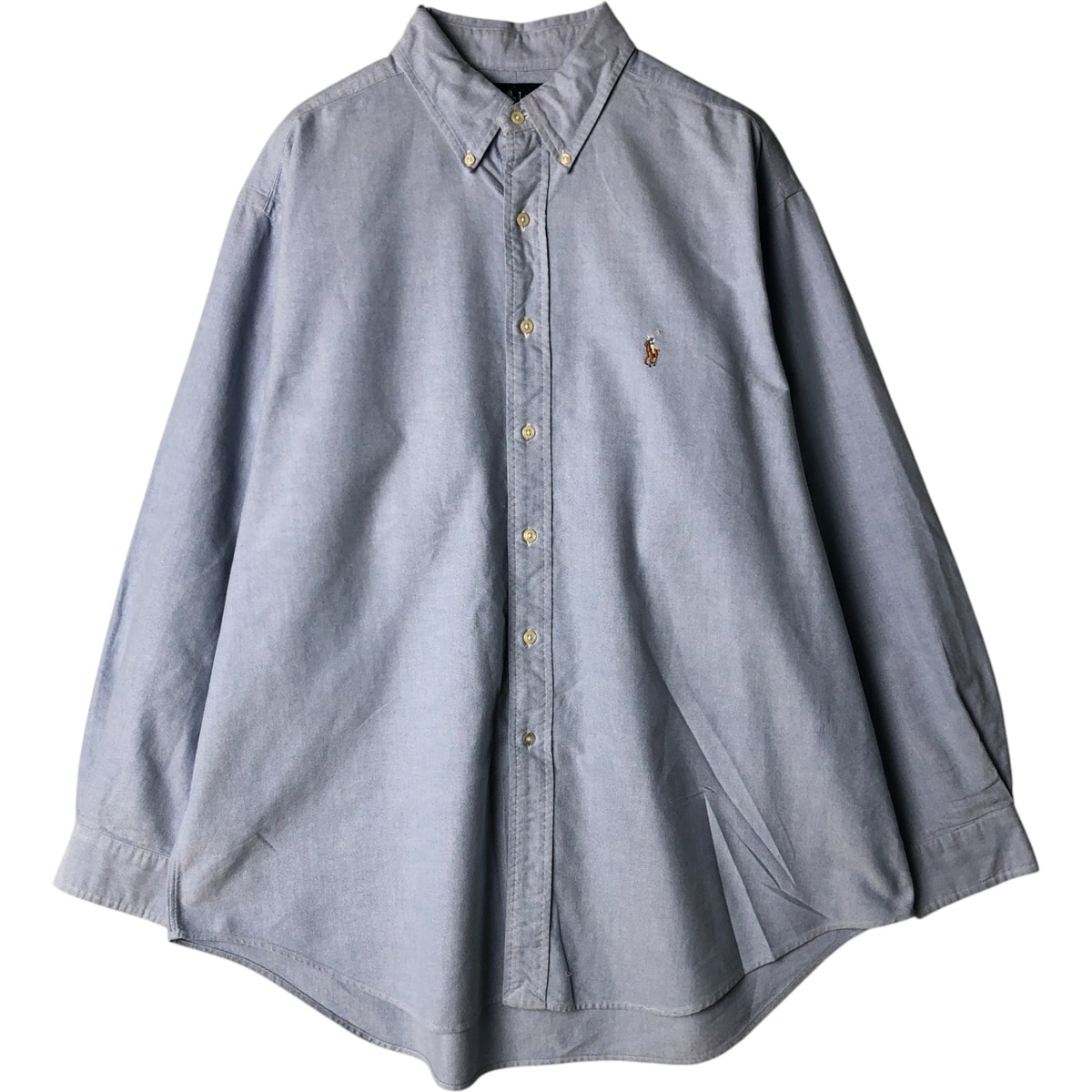 古着 ラルフローレン Ralph Lauren YARMOUTH 長袖 ボタンダウンシャツ メンズXL相当/eaa577339