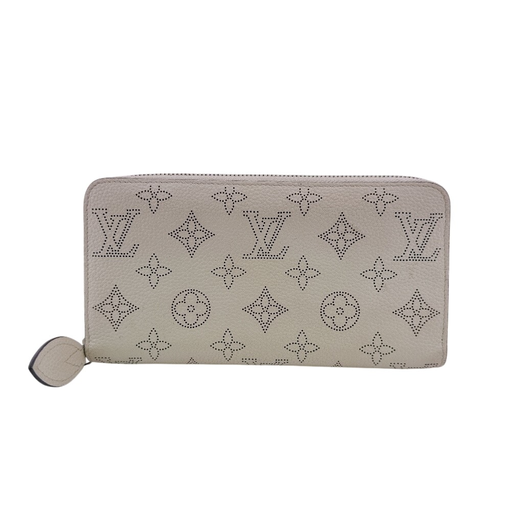 ルイヴィトン LOUIS VUITTON 長財布 マヒナ ジッピーウォレットラウンドファスナー M82364 ホワイト