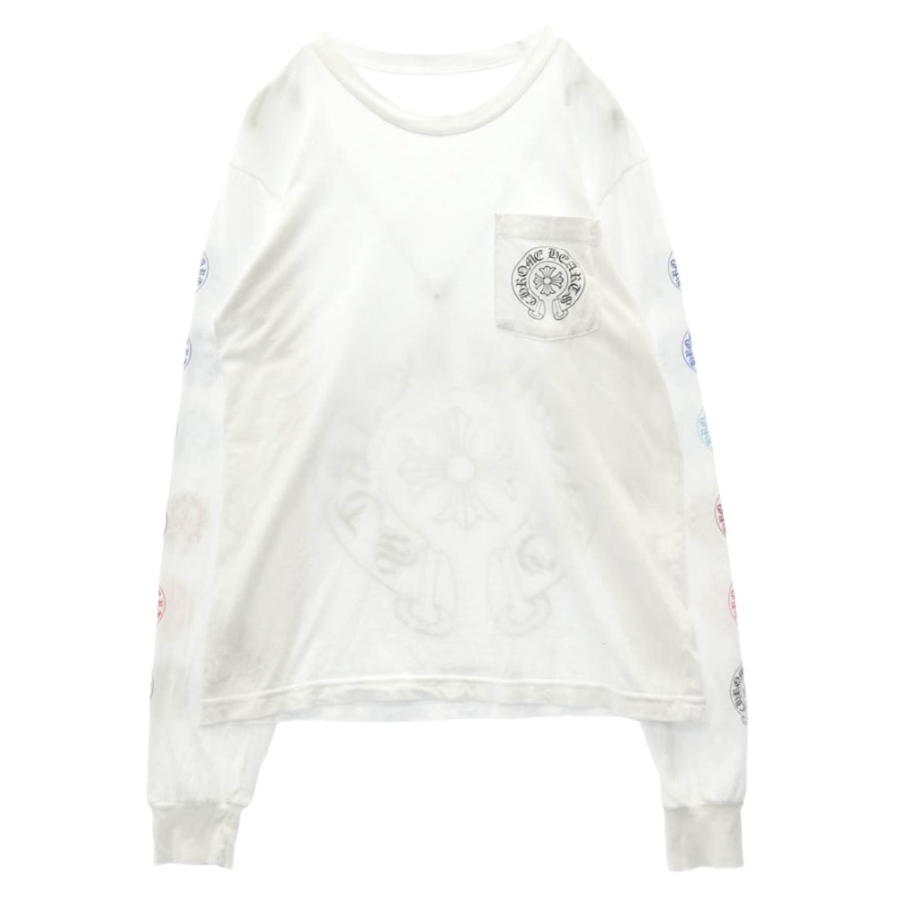 Chrome Hearts Multi Color Horseshoe L/S T-Shirt "White/Multi"