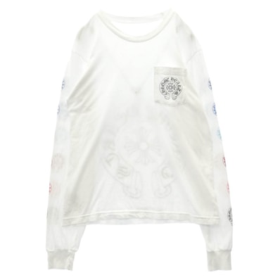 Chrome Hearts Multi Color Horseshoe L/S T-Shirt "White/Multi"