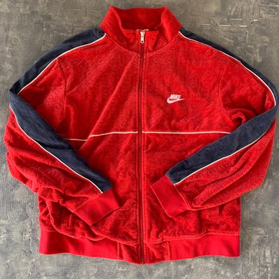 Supreme / Nike® Velour Track Jacket "Red"