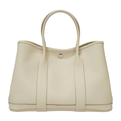 【恵比寿明治通り店】HERMES エルメス トートバッグ ガーデンパーティ 30 TPM オールレザー クレ ヴァッシュカントリー シルバー金具 A刻印 新品未使用