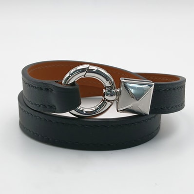 HERMES エルメス メドール XO ブレスレット ブレスレット レザー レディース【中古】