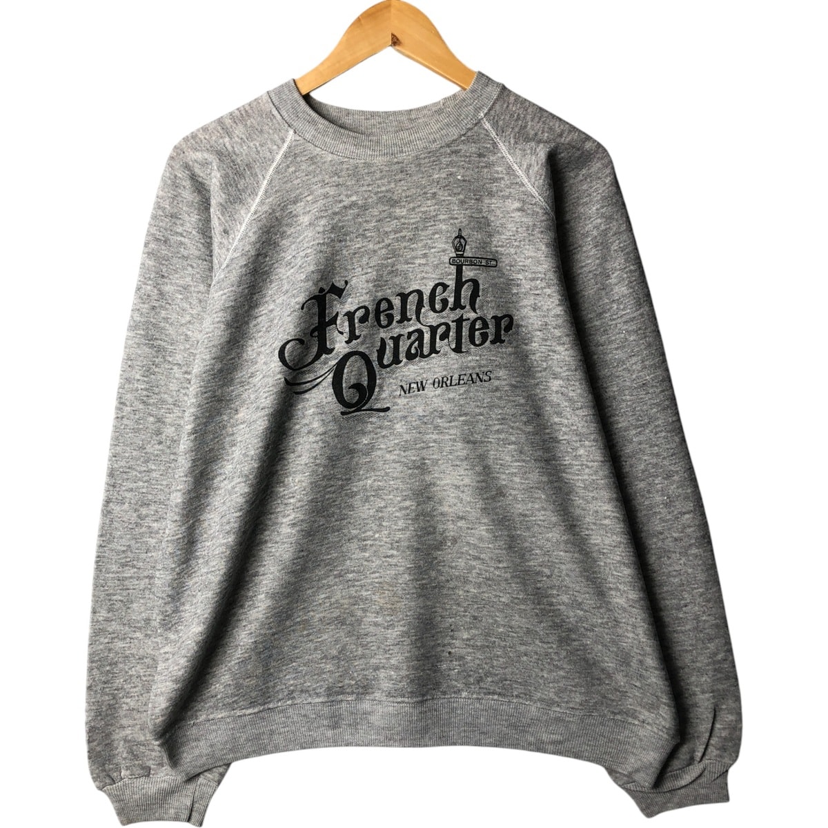 古着 80年代 ヘインズ Hanes 青タグ プリントスウェットシャツ トレーナー USA製 メンズXL相当 ヴィンテージ/eaa590077