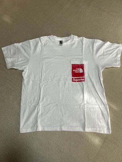 Supreme x The North Face Printed Pocket Tee "White"