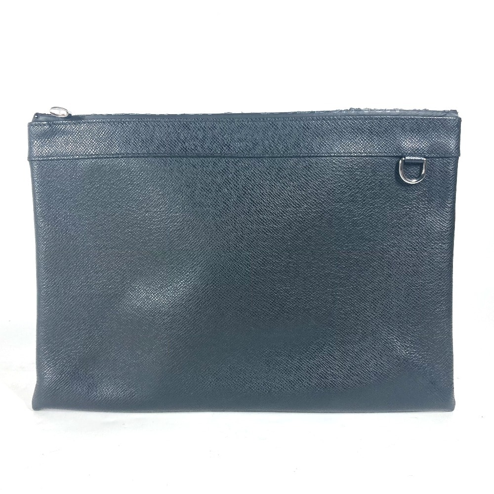 ルイヴィトン LOUIS VUITTON ポシェット アポロ M30086 タイガ ポーチ カバン セカンドバッグ クラッチバッグ タイガレザー アルドワーズ ブラック