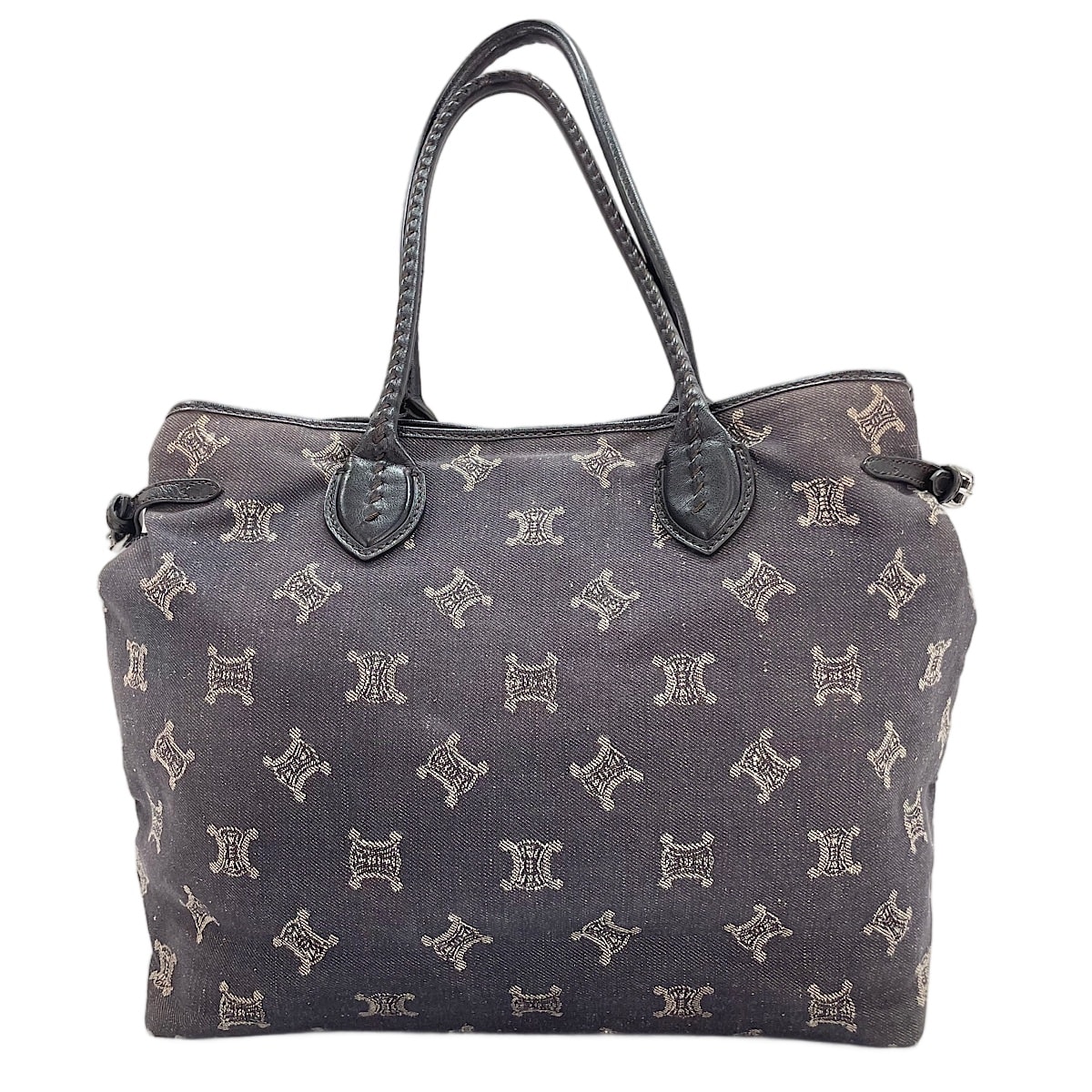 セリーヌ CELINE キャンバス マカダム トートバッグ【中古】