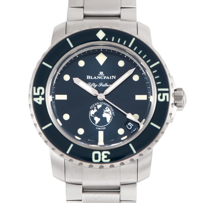 Blancpain ブランパン フィフティファゾムス III オーシャン コミットメント 世界250本限定 5008-11B40-NAOA ステンレススチール【中古】