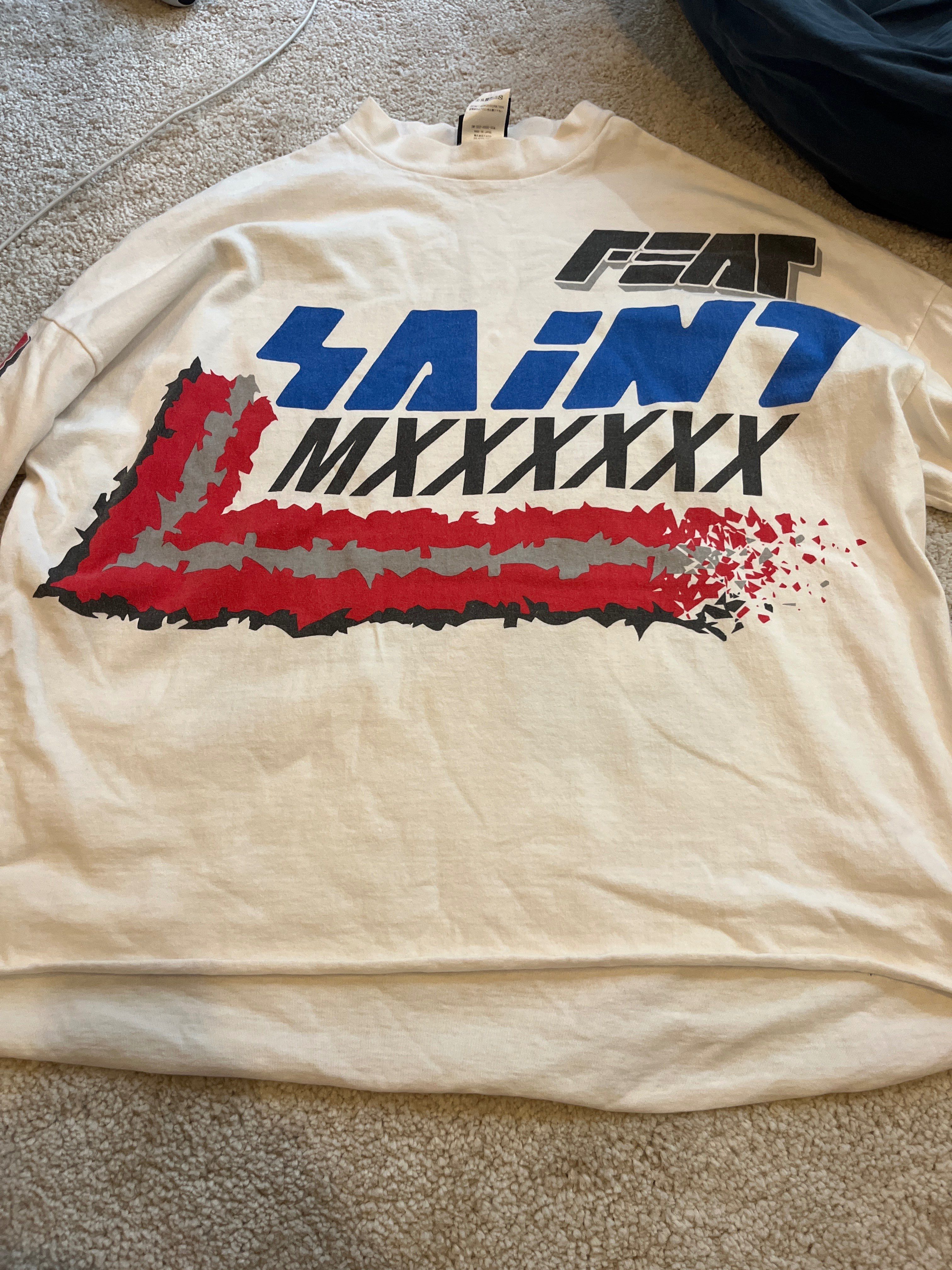 SAINT Mxxxxxx 22SS LS TEE MOTO "White"