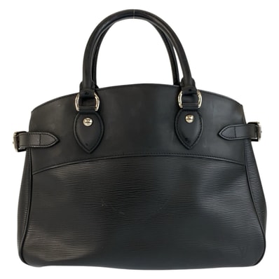 LOUIS VUITTON ルイヴィトン エピ パッシィPM ノワール ブラック シルバー金具 レザー ハンドバッグ トートバッグ 602403 【中古】