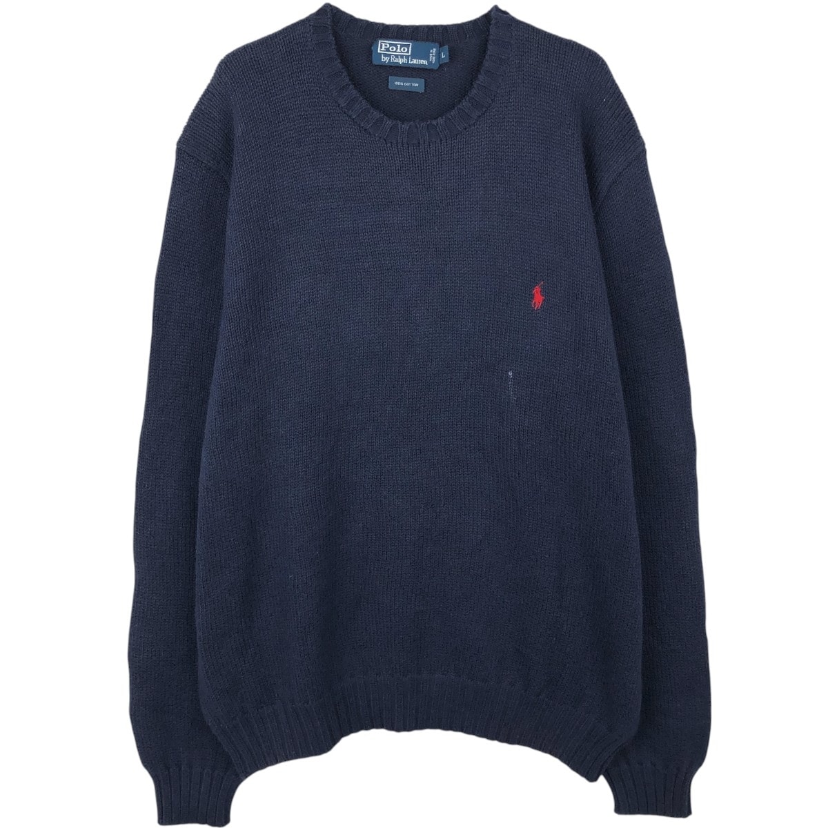 古着 ラルフローレン Ralph Lauren POLO by Ralph Lauren コットンニットセーター メンズL相当/eaa637152