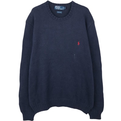 古着 ラルフローレン Ralph Lauren POLO by Ralph Lauren コットンニットセーター メンズL相当/eaa637152