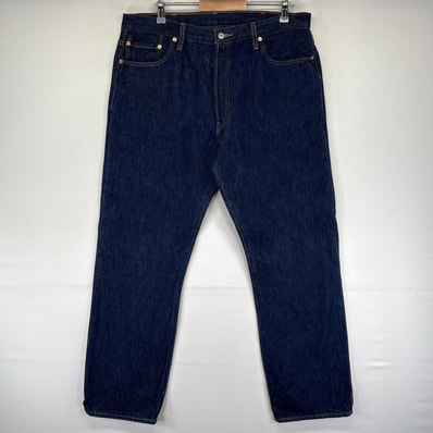 古着 リーバイス Levi's デニム パンツ 501 大きいサイズ ストレート ボタンフライ ジーンズ ジーパン W40 L34 ブルー系 メンズ