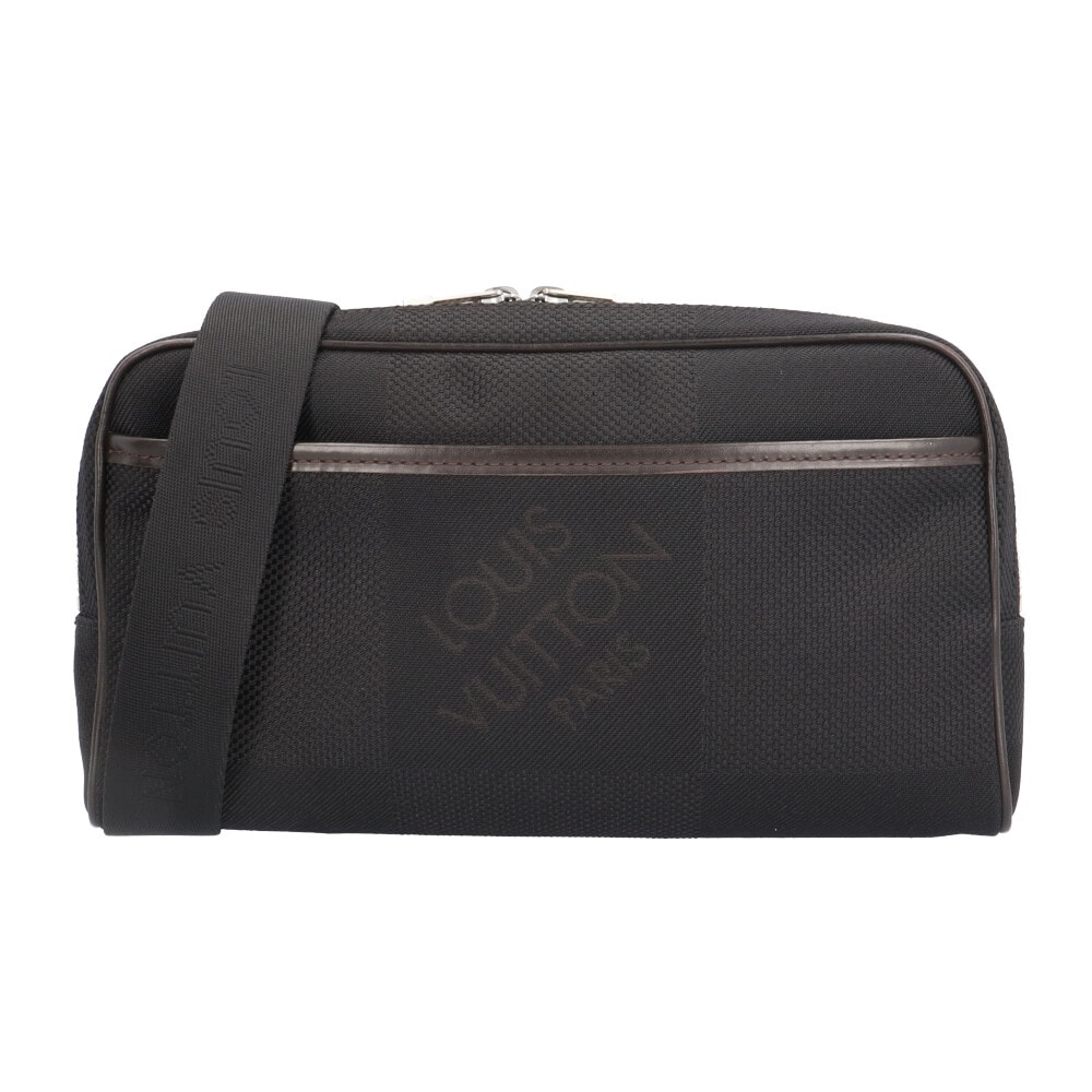 ルイヴィトン アクロバット ダミエジェアン ボディバッグ キャンバス M93620 ブラック メンズ LOUIS VUITTON  中古