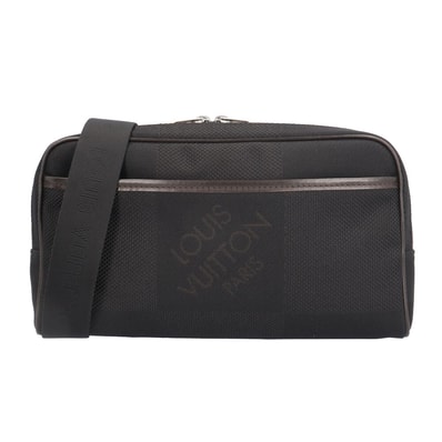 ルイヴィトン アクロバット ダミエジェアン ボディバッグ キャンバス M93620 ブラック メンズ LOUIS VUITTON 中古