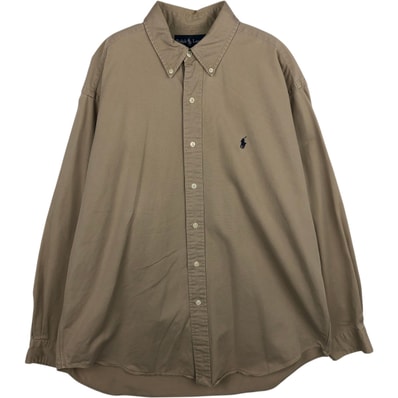古着 ラルフローレン Ralph Lauren BLAKE 長袖 ボタンダウンシャツ メンズL相当/eaa634471