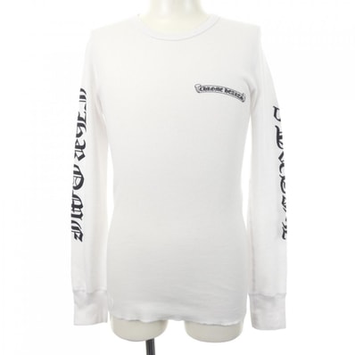 Chrome Hearts Scroll Logo Thermal L/S T-Shirt "White"