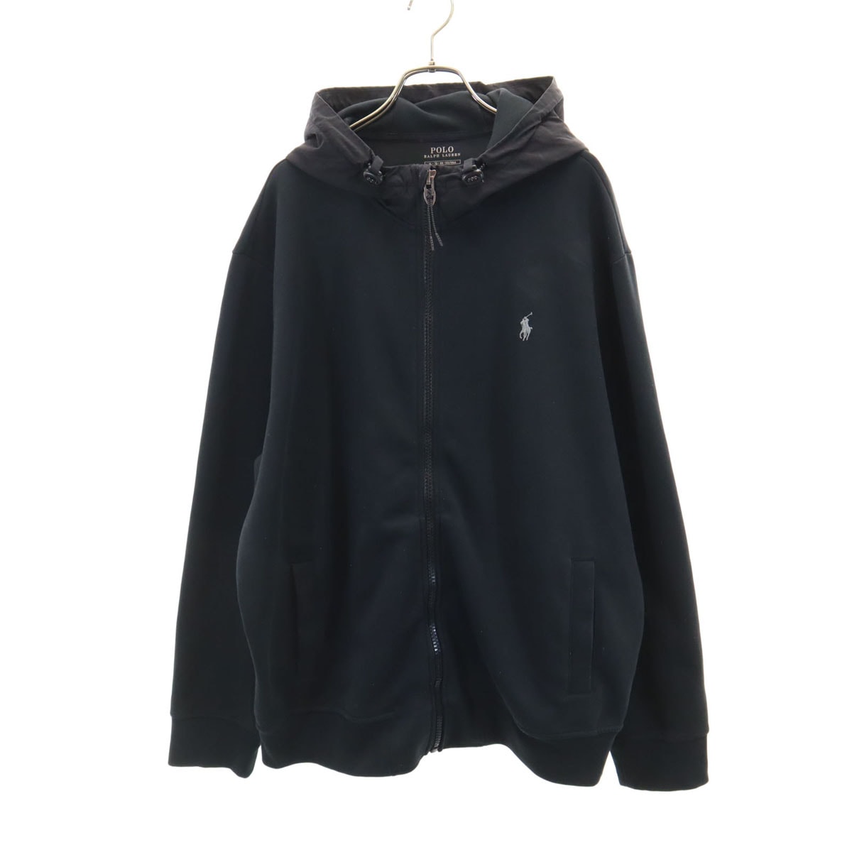 POLO RALPH LAUREN ポロラルフローレン 長袖 ジップパーカー XL ブラック