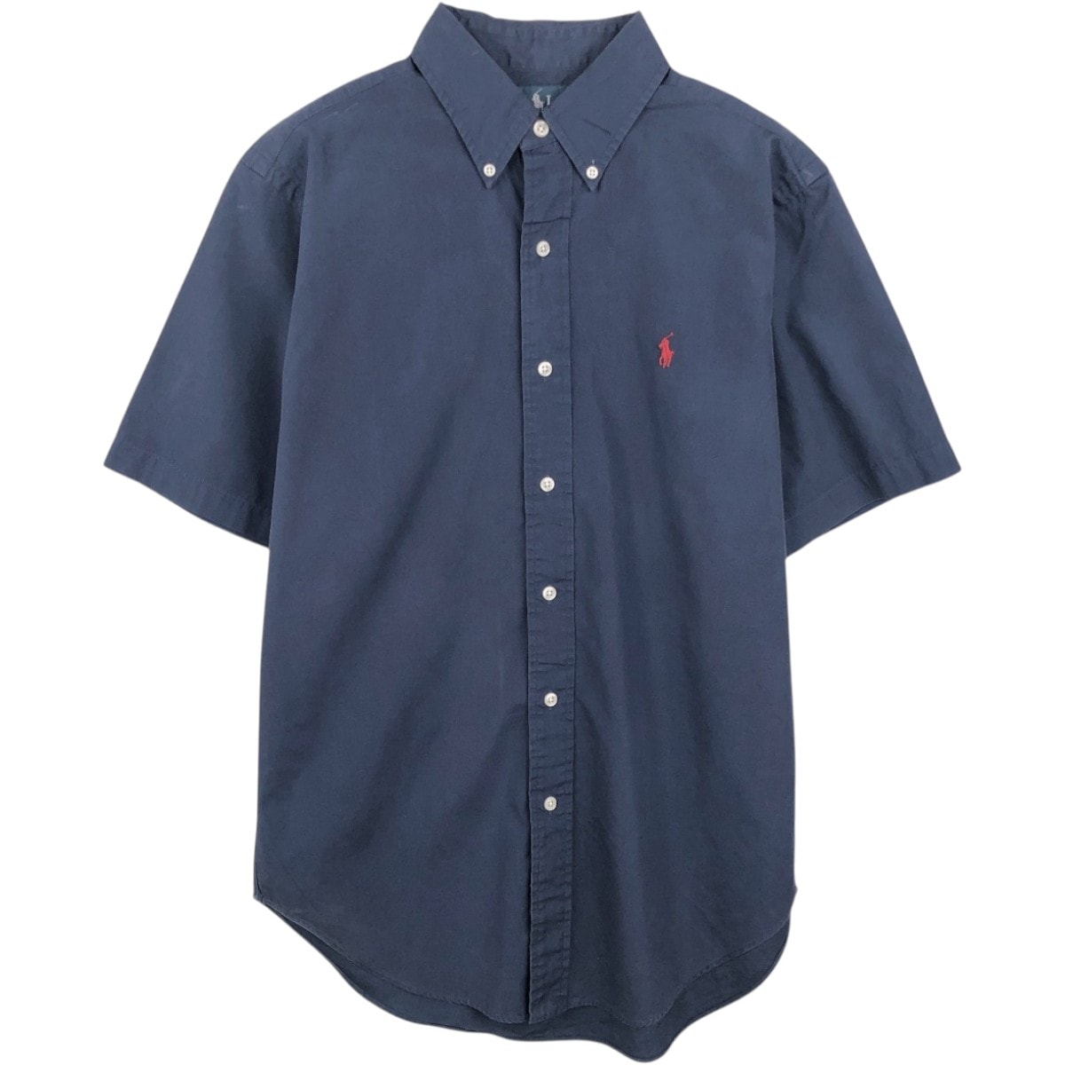古着 ラルフローレン Ralph Lauren CLASSIC FIT クラシックフィット 半袖 ボタンダウンシャツ メンズS相当/eaa668636