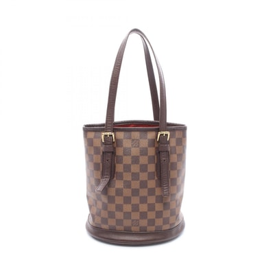 ルイ・ヴィトン LOUIS VUITTON マレ ダミエエベヌ トートバッグ バッグ PVCコーティングキャンバス レザー ダミエ エベヌ レディース ブラウン系 N42240 【中古】